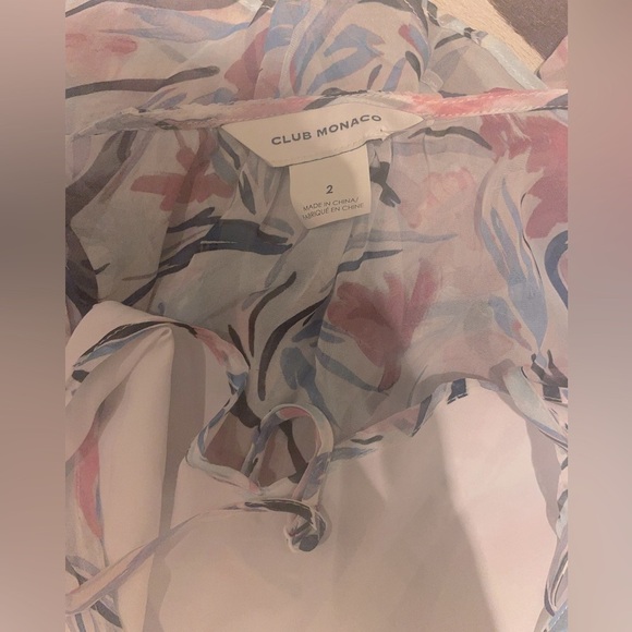 Club Monaco Floral Maxi Wrap Dress 🌸NWT - Picture 8 of 10